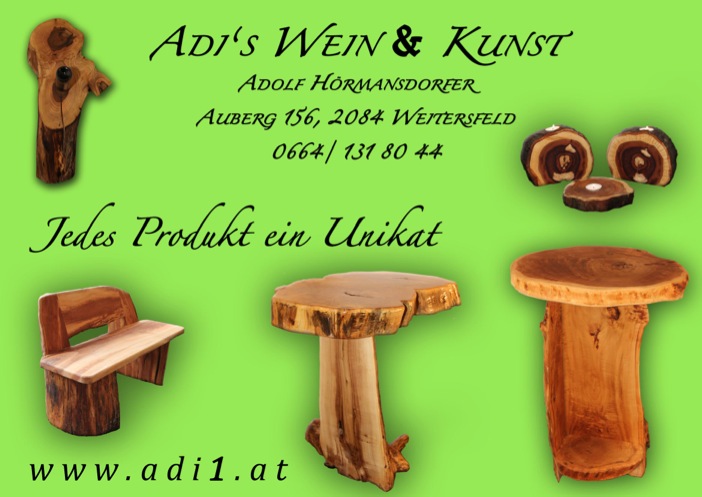 Adi's Wein & Kunst; Weitersfeld; Holz; Kunst; modern;